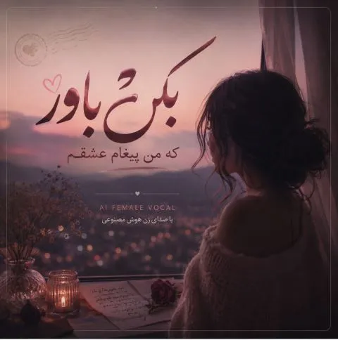 دانلود آهنگ بکن باور که من پیغام عشقم هوش مصنوعی